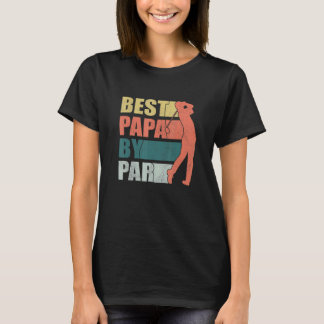 Best Papa van Par Golf Vaderdag Grandpa 2022 T-shirt