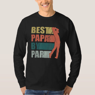 Best Papa van Par Golf Vaderdag Grandpa 2022 T-shirt
