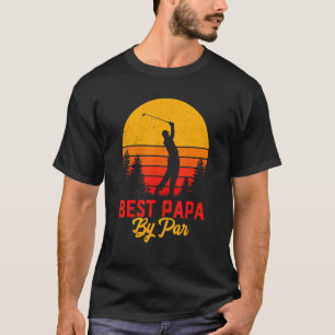 Best Papa van Par Vaderdag Golf Dad Grandpa 5 T-shirt