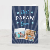 Best Papaw Ever | Foto Vaderdag Kaart (Voorkant)