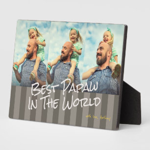Best Papaw in World Photo Plaque Fotoplaat