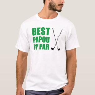 Best Papou door Par Golf T-shirt