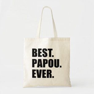 Best Papou Ever Canvas tas