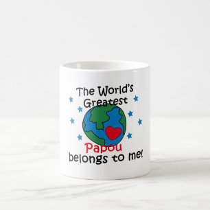 Best Papou hoort bij mij Koffiemok