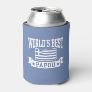 Best Papou van de wereld Blikjeskoeler