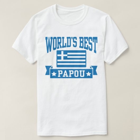 Best Papou van de wereld T-shirt (Design voorkant)