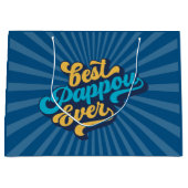 Best Pappou Ever Vaderdag Groot Cadeauzakje (Voorkant)