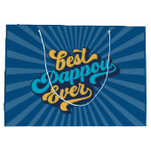 Best Pappou Ever Vaderdag Groot Cadeauzakje (Achterkant)