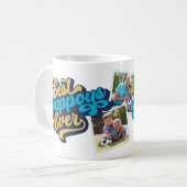 Best Pappous Ever | Foto grootvader Koffiemok (Voorkant links)