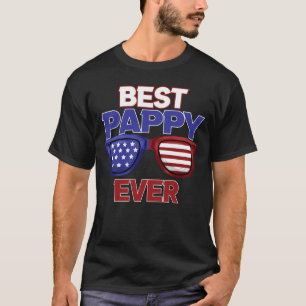 Best Pappy Ever American Flag opa T-shirt