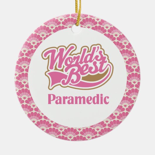 Best Paramedic Gift Ornament ter wereld (Voorkant)