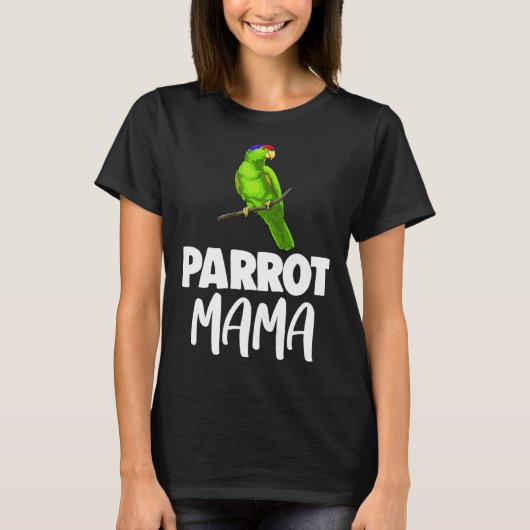 Best Parrot Mama  Women  Pet T-shirt (Voorkant)