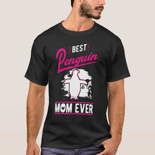 Best Penguin Mom Ever T-shirt (Voorkant)