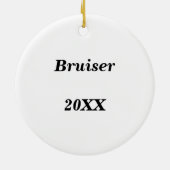 Best Pet Friend Forever Keepslag Gift Memorial Keramisch Ornament (Achterkant)