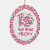 Best Physical Education Teacher Gift Keramisch Ornament (Rechts)