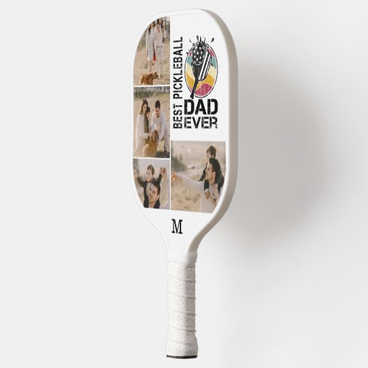 Best Pickleball Pap ooit Persoonlijk 4 Foto Grid Pickleball Paddle (Links)