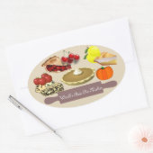 Best Pie Maker Oval Sticker (Envelop)