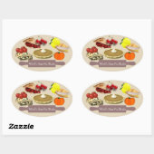 Best Pie Maker Oval Sticker (Vel)