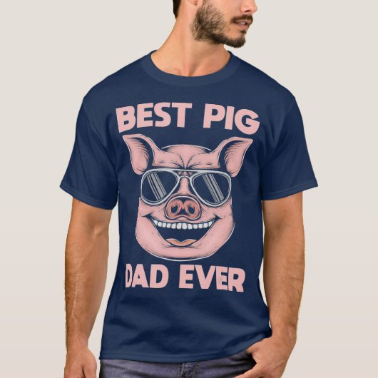 Best Pig Pap Ever Pig T-shirt (Voorkant)