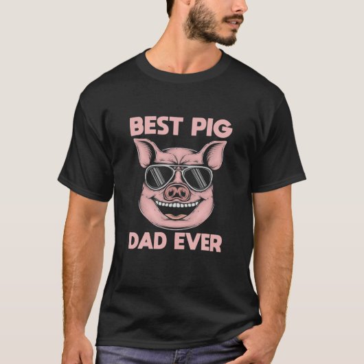 Best Pig Pap Ever Pig T-shirt (Voorkant)