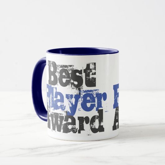 Best Player Award in Blue and Grey Mok (Voorkant links)