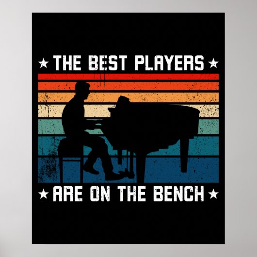 Best Players are on the Bench Poster (Voorkant)