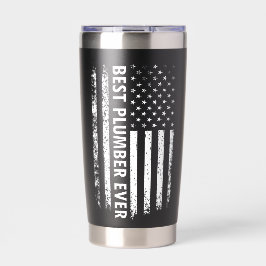 Best Plumber Ever Gift Funny Plumber Appreciation Geïsoleerde Drinkbeker