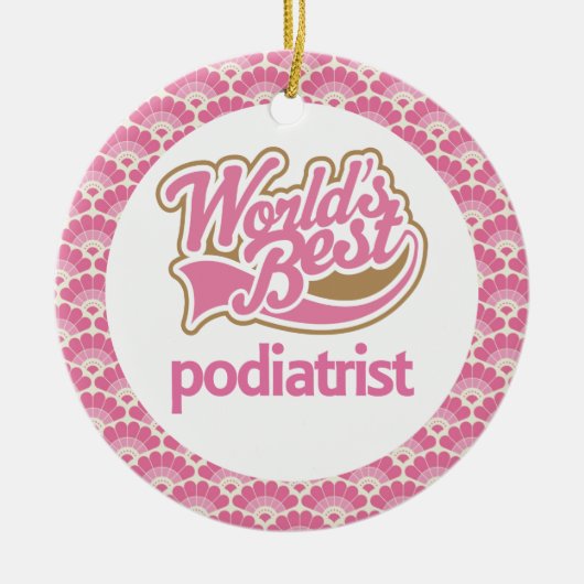 Best Podiatrist Gift Ornament ter wereld (Voorkant)