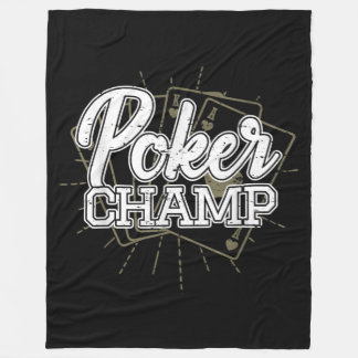 Best Poker Player Poker Cards Game Fleece Deken