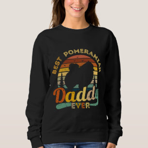 Best Pommeren Papa Ever Retro Trui