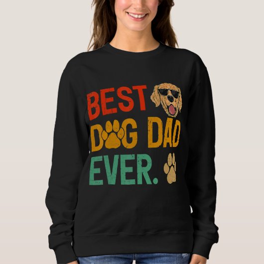 Best Poodle Dog Dad Oog Poodle Vaderdag Trui (Voorkant)
