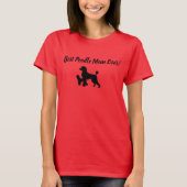 Best Poodle Mam ooit T-Shirt (Voorkant)
