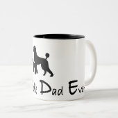Best Poodle Papa ooit mok koffie (Voorkant rechts)