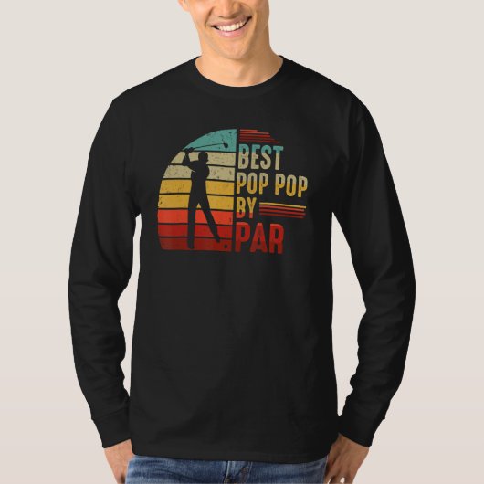 Best Pop Pop By Par Golf Best Fathers Day Mens T-shirt (Voorkant)