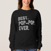 Best Pop Pop Ever Cool PopPop 1 Trui (Voorkant)