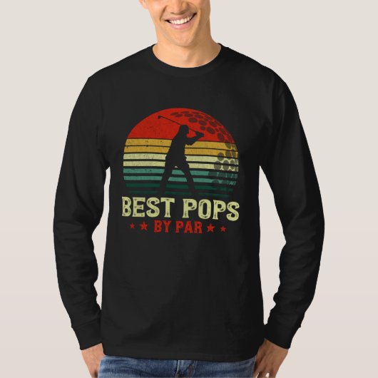 Best Pops By Par Daddy Father s Day Golf  Golfer T-shirt (Voorkant)