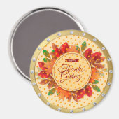 Best Popular Happy Thanksgiving Gift magnet Magneet (Voorkant / Achterkant)