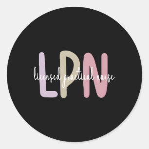 Best Praktische Verpleegkundige LPN Verpleegkundig Ronde Sticker