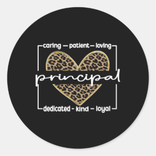 Best Principal Appreciation School Principal Ronde Sticker