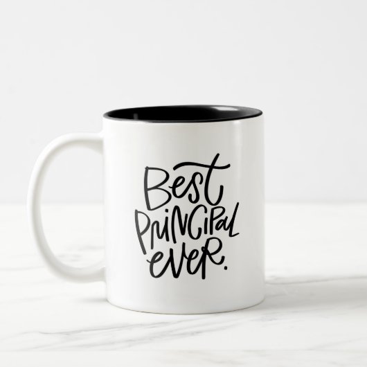 Best Principal Ever Two-Tone Koffee Mok (Links)