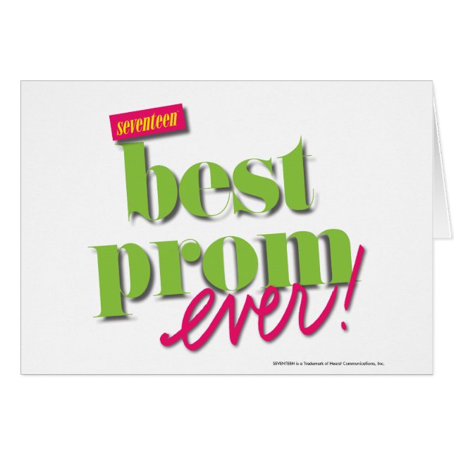 Best Prom Ever - Green (Voorkant Horizontaal)