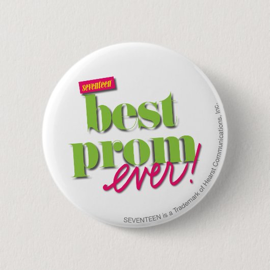 Best Prom Ever - Green Ronde Button 5,7 Cm (Voorkant)