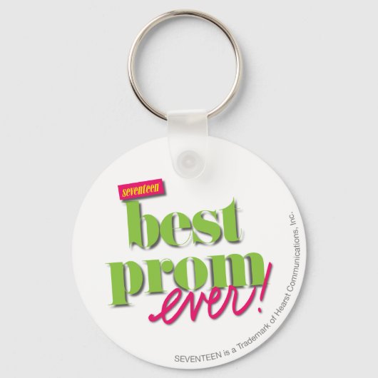 Best Prom Ever - Groen Sleutelhanger (Voorkant)