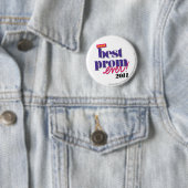 Best Prom Ever - Paars Ronde Button 5,7 Cm (In situ)