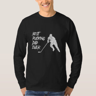 Best Pucking Papa Ooit Hockey Vaderdag Gift T T-shirt
