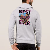 Best Pug Dad Ever Hoodie (Achterkant)