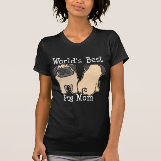 Best Pug Mam ter wereld T-shirt