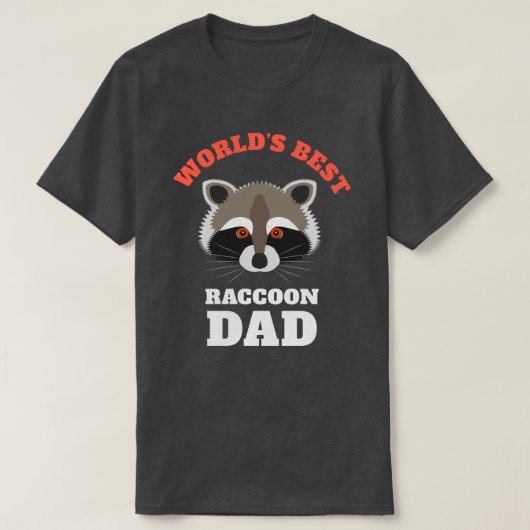 Best Raccoon Pap Funny T-shirt (Design voorkant)