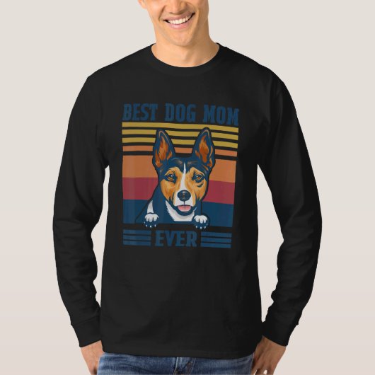 Best Rat Terrier Mam Ever Dog Mam Moederdag T-shirt (Voorkant)