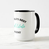 Best Real Estate Agent 2 ter wereld Mok (Voorkant rechts)